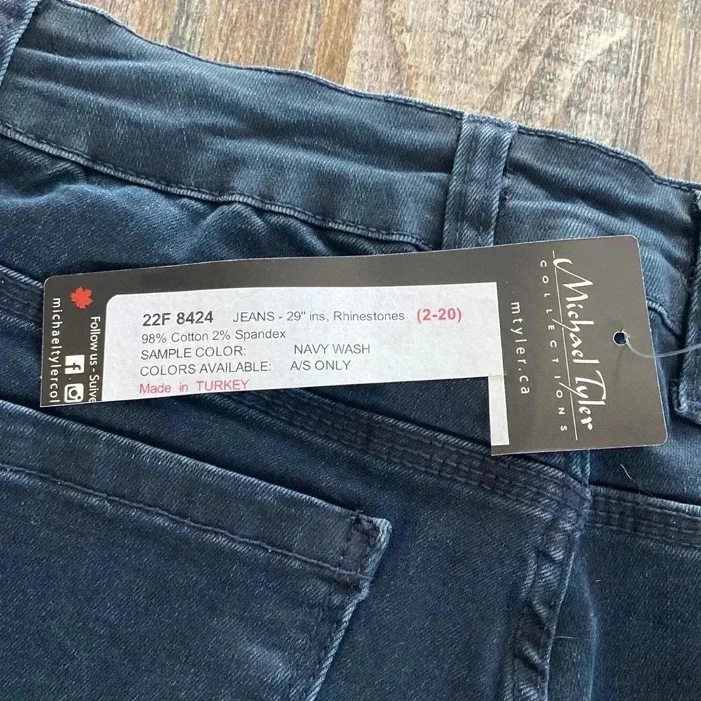 Michael Tyler |  Rhinestone Bling Jeans - Picture 8 of 8